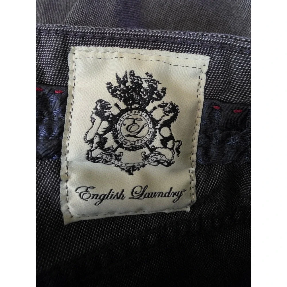 English Laundry Jeans Mens 32X30 Straight Leg Denim Gray Casual Pants (32x28)